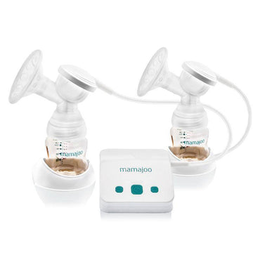 mamajoo-electronic-usb-double-breast-pump-gold-feeding-bottle-1-x-150-ml-1-x-250-ml